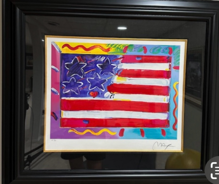 Flag with Heart