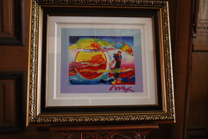 Peter Max "New Moon"