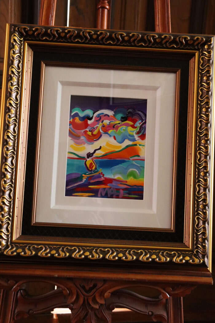 Peter Max "Sailboat in Spectrum"